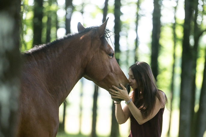 Nutrition pour le bien-être du cheval
